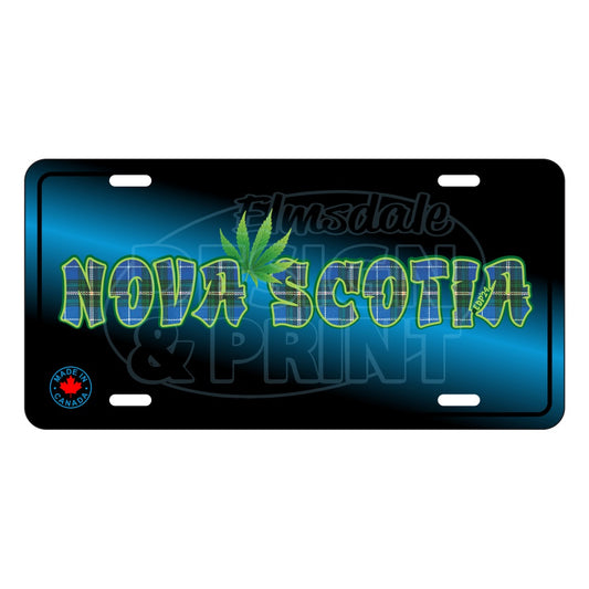 Nova Scotia Tartan Leaf: License Plates