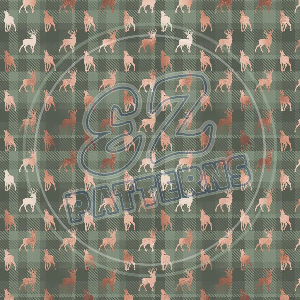 Aspen Flannel 015 - Small Pattern Printed Vinyl