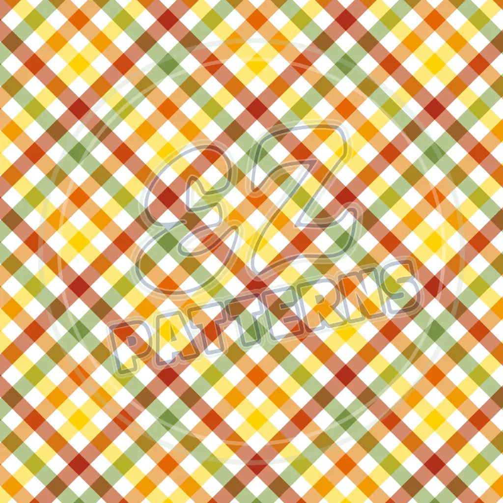 Autumn Plaid 009 Printed Pattern Vinyl