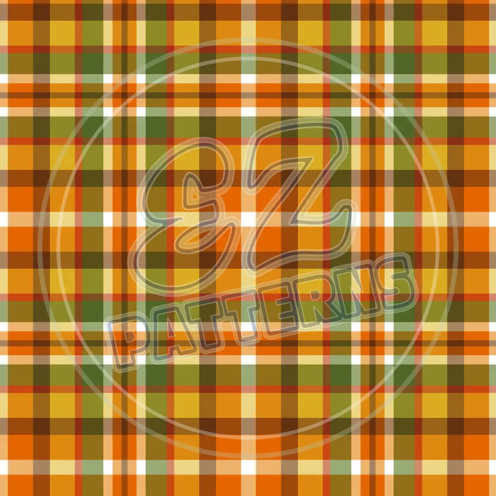 Autumn Plaid 012 Printed Pattern Vinyl