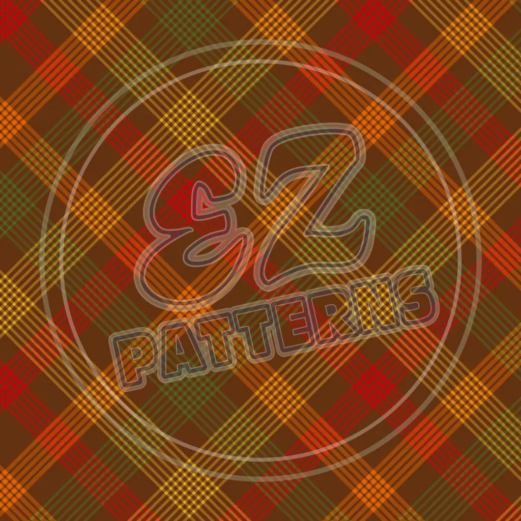 Autumn Plaid 016 Printed Pattern Vinyl