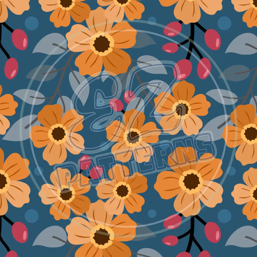 Boho Bloom 002 Printed Pattern Vinyl