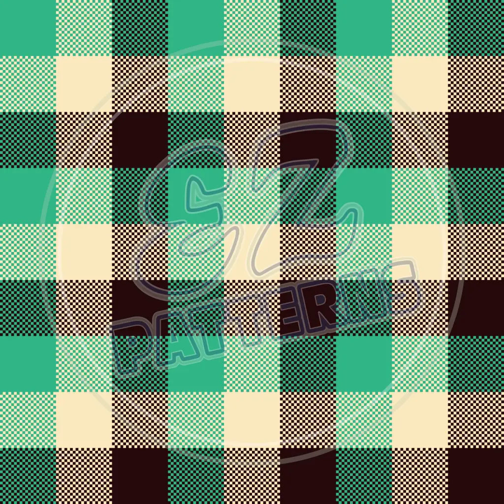 Cozy Plaid 003 Printed Pattern Vinyl