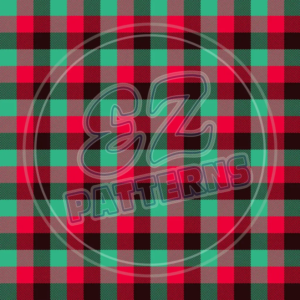 Cozy Plaid 004 - Small Pattern Printed Vinyl