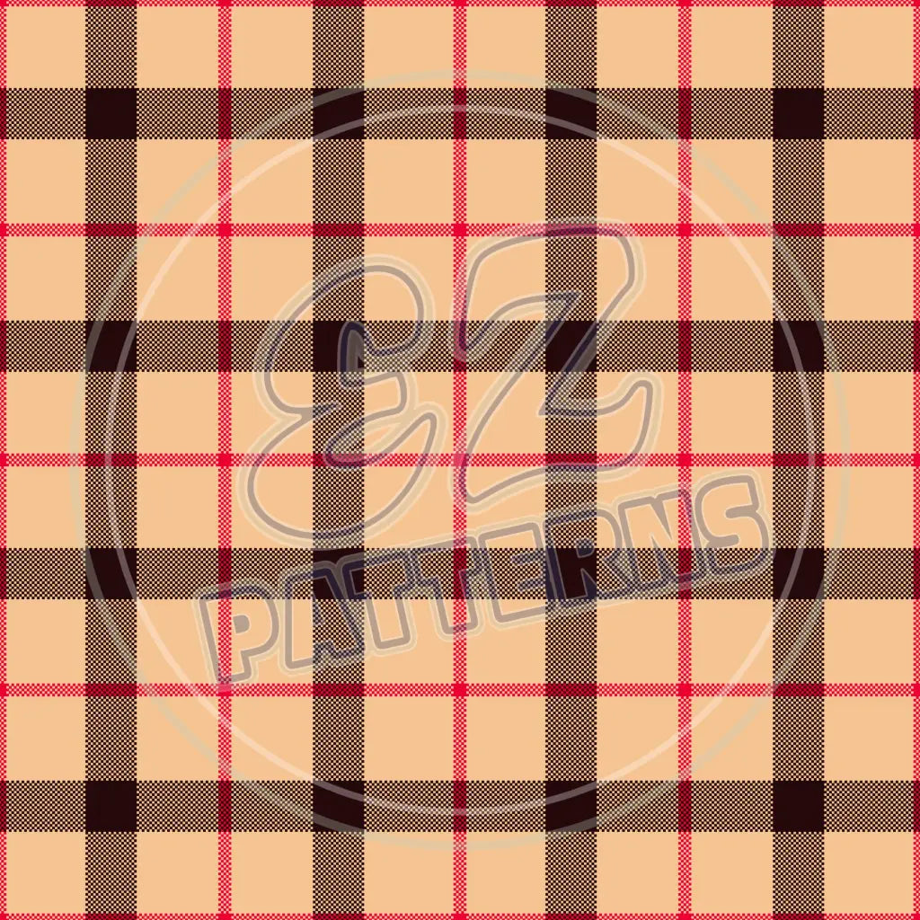 Cozy Plaid 008 Printed Pattern Vinyl