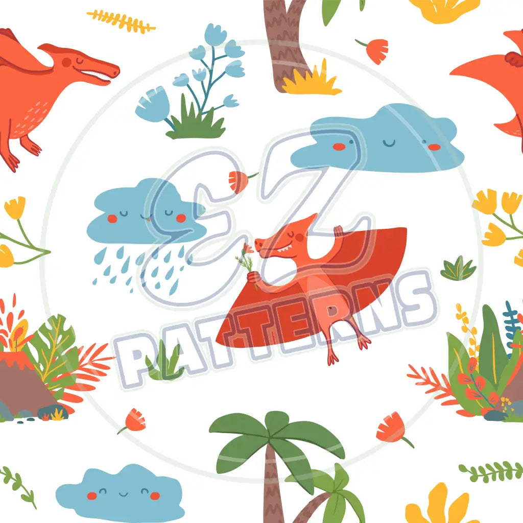 Dino World 013 Printed Pattern Vinyl