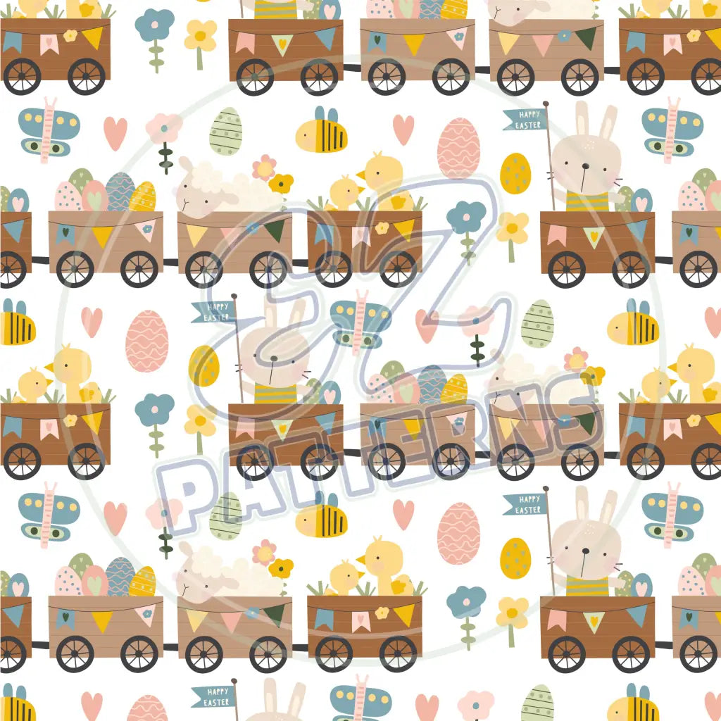 Easter Friends 002 Printed Pattern Vinyl