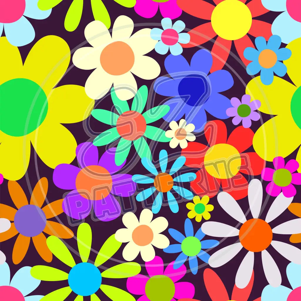 Flower Power 005 Printed Pattern Vinyl