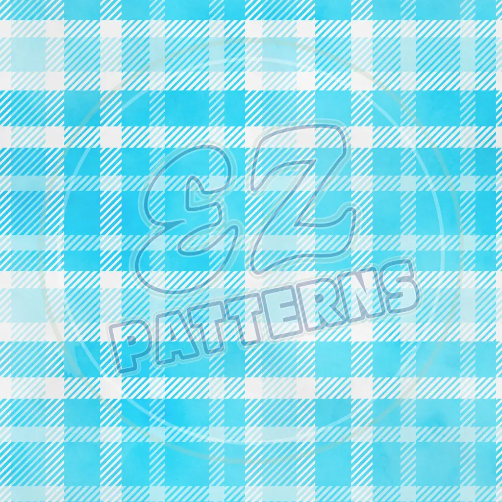 Frosty Plaid 006 Printed Pattern Vinyl