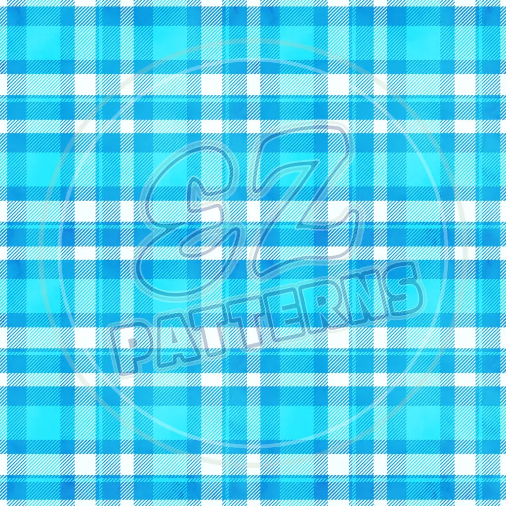 Frosty Plaid 015 - Small Pattern Printed Vinyl