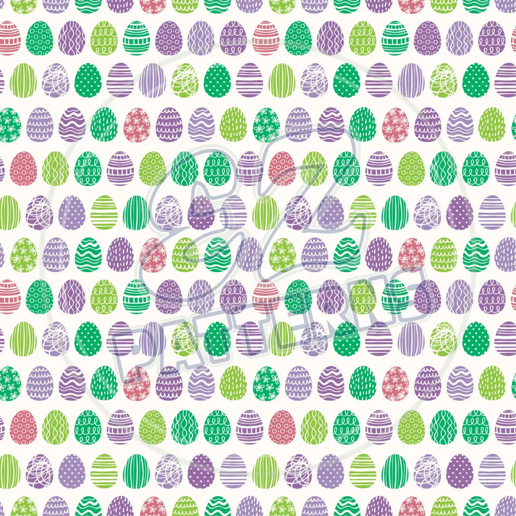 Happy Easter 001 Printed Pattern Vinyl