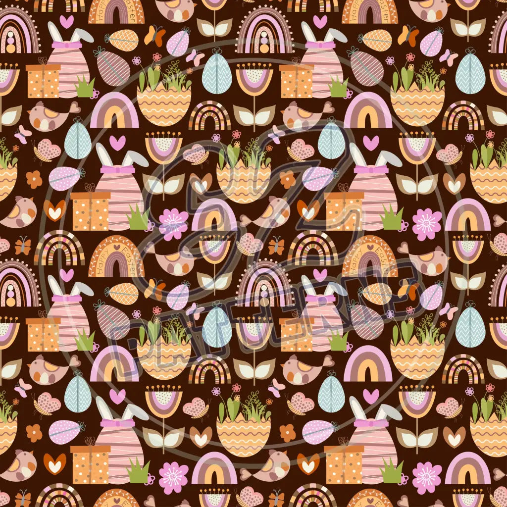 Hoppy Easter 003 Printed Pattern Vinyl