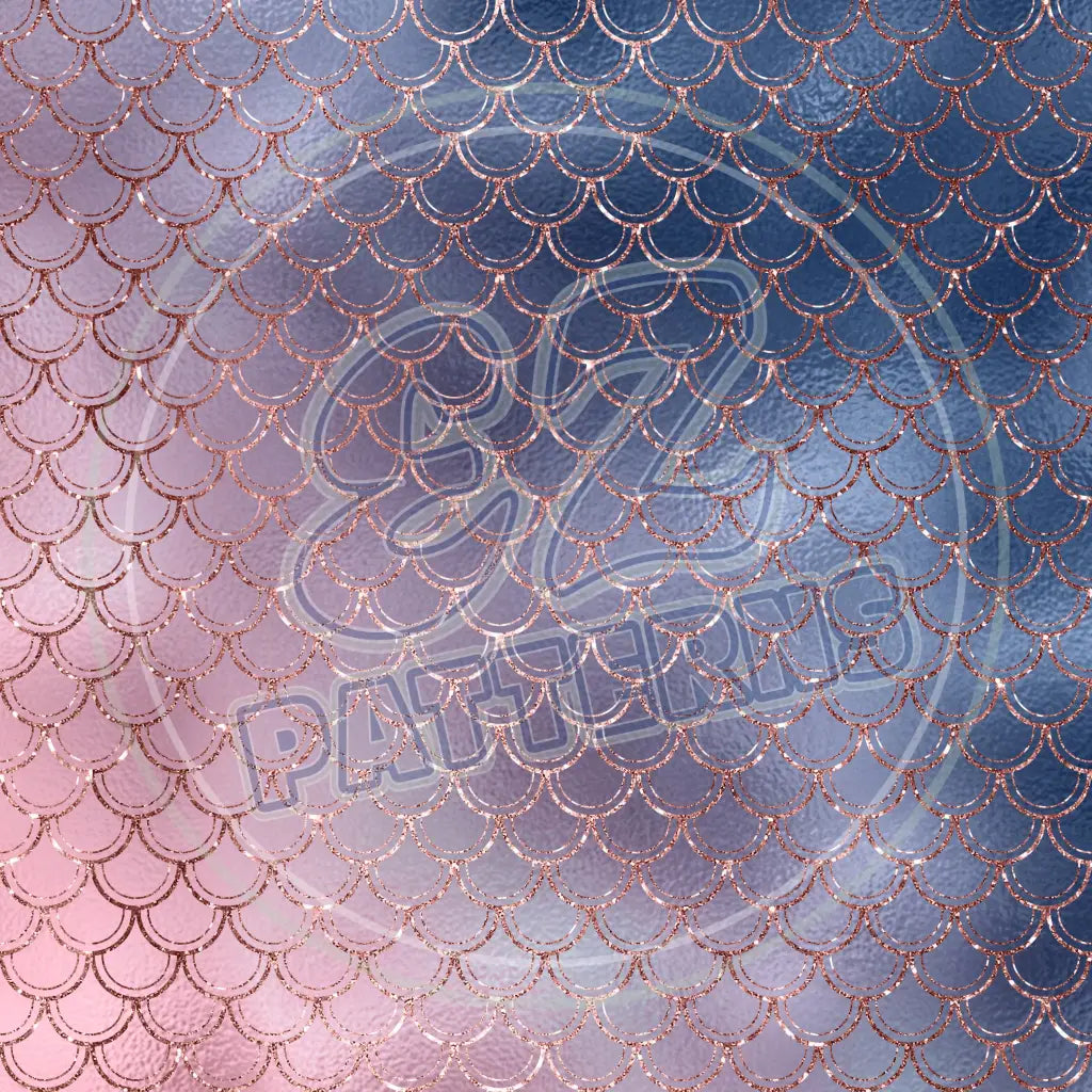 Mermaid Scales 018 Printed Pattern Vinyl