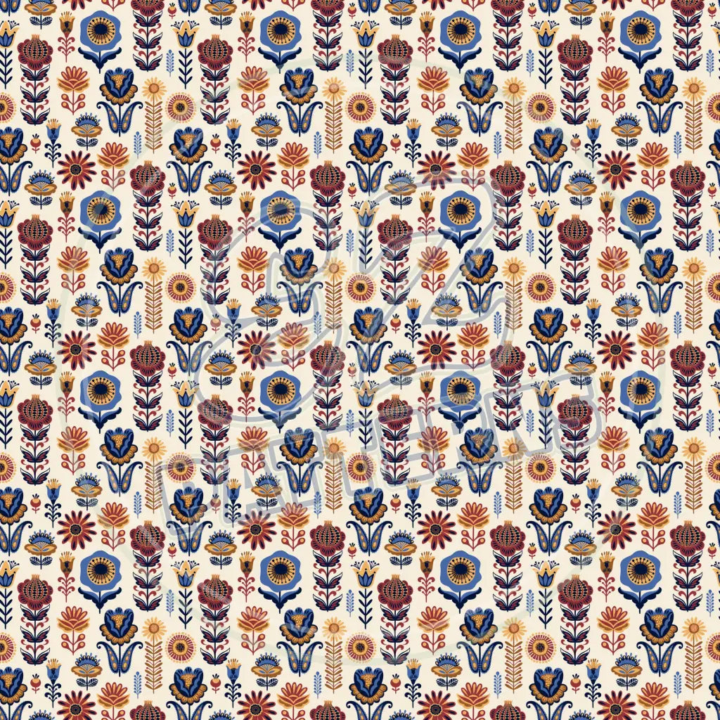 Modern Folk 006 Printed Pattern Vinyl