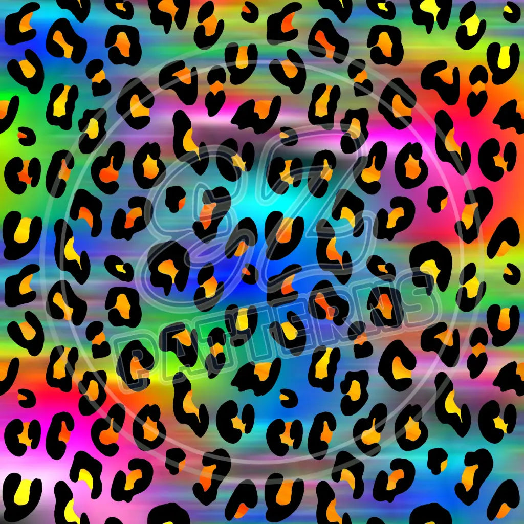 Neon Leopard 002 Printed Pattern Vinyl