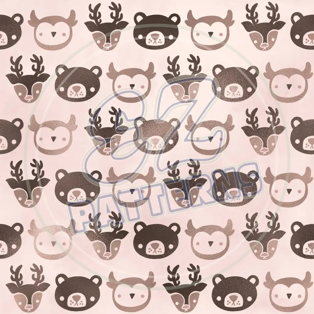 Neutral Nursery 010 Printed Pattern Vinyl