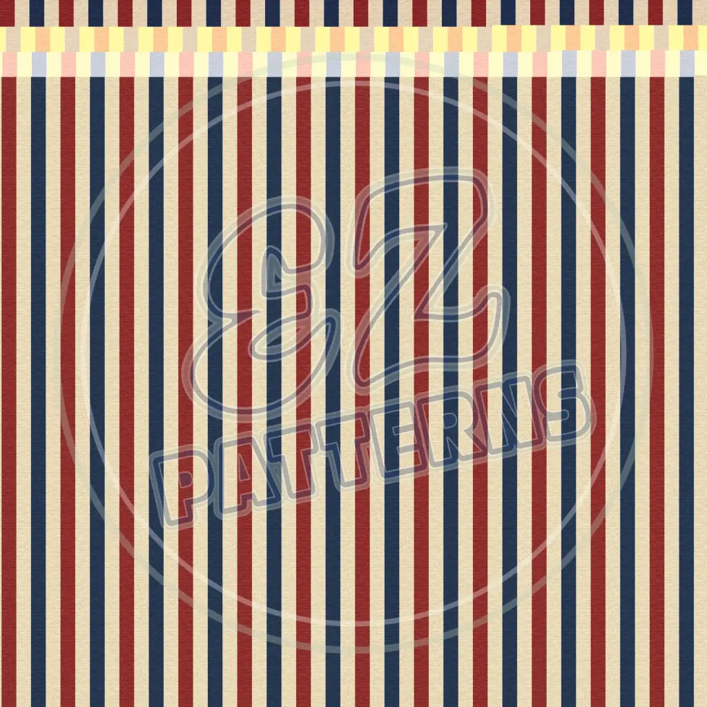 New Retro Usa 018 Printed Pattern Vinyl