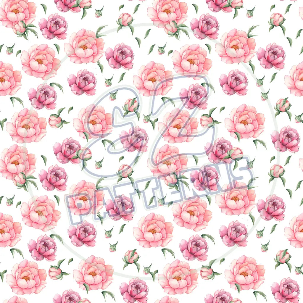 Peony Pink 004 Printed Pattern Vinyl