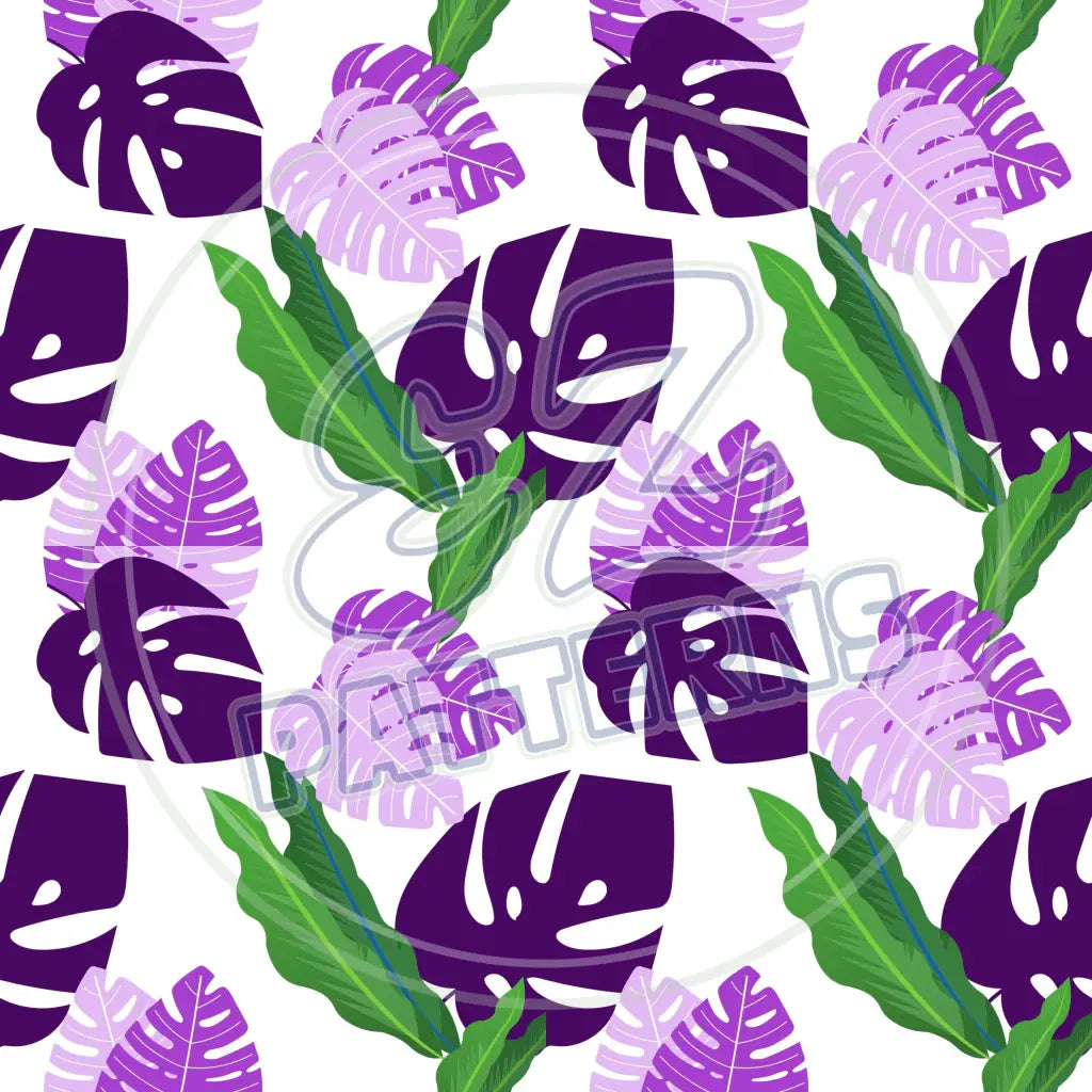 Purple Tropics 007 Printed Pattern Vinyl