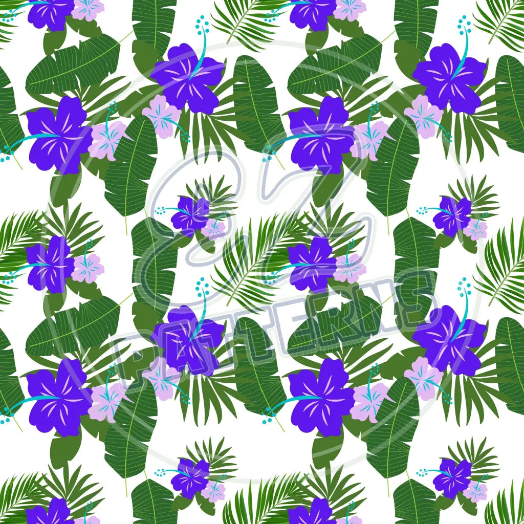 Purple Tropics 010 Printed Pattern Vinyl