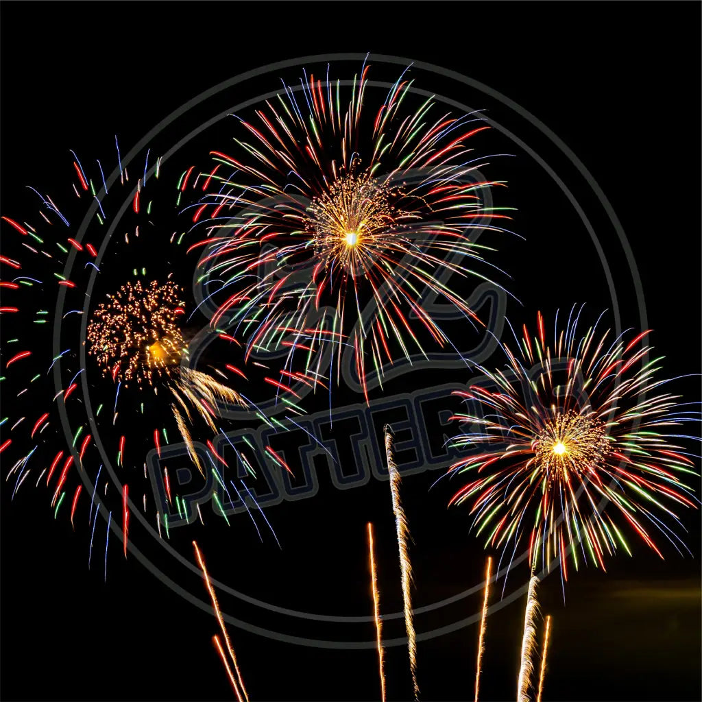 Real Fireworks 016 Printed Pattern Vinyl