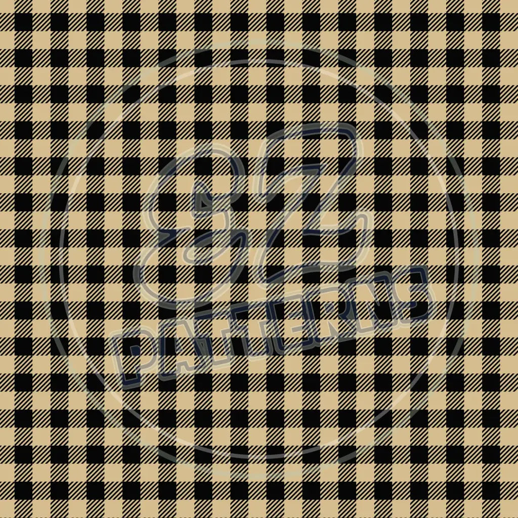 Red & Tan Plaid 015 Printed Pattern Vinyl