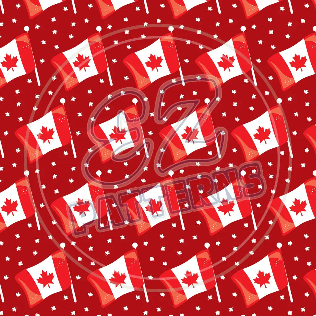 Cartoon Canada 012 Printed Pattern Vinyl