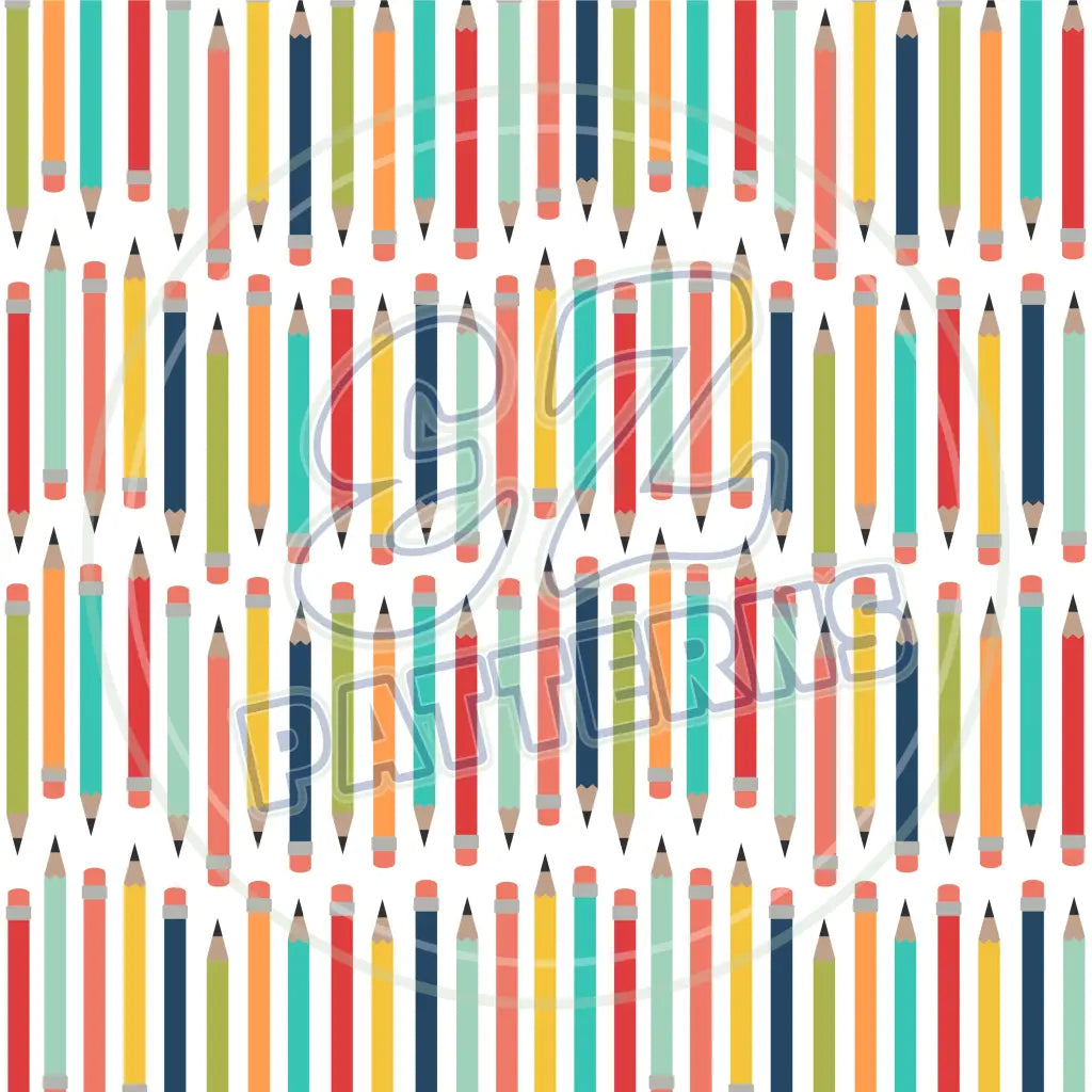 School Days 007 Printed Pattern Vinyl