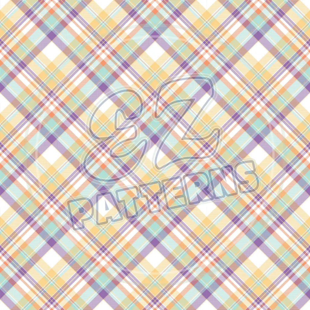 Spring Plaid 004 Printed Pattern Vinyl