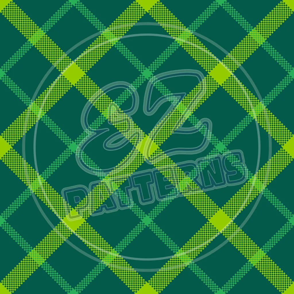 St. Pattys Plaid 008 Printed Pattern Vinyl