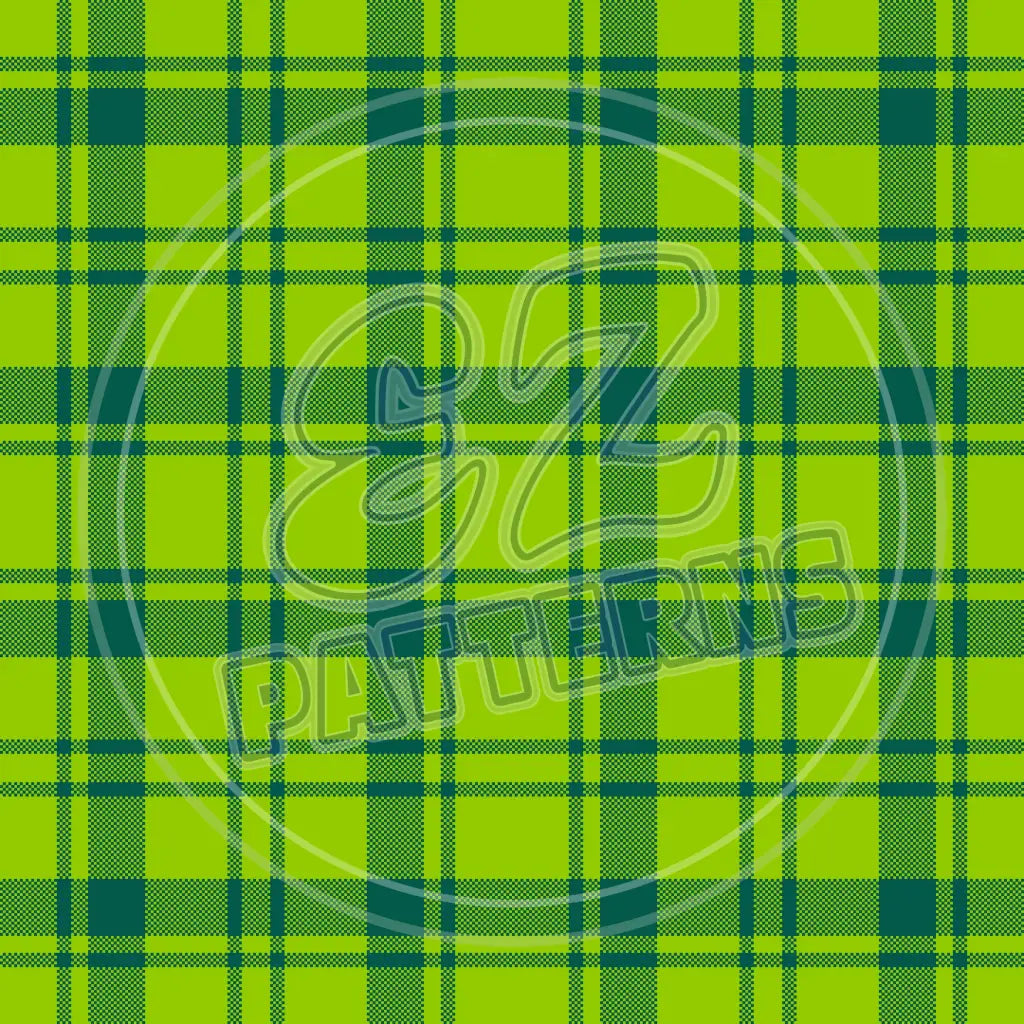 St. Pattys Plaid 016 Printed Pattern Vinyl