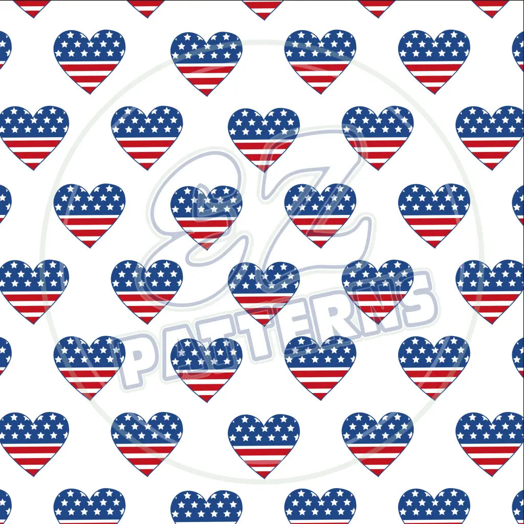 Stars & Stripes 006 Printed Pattern Vinyl