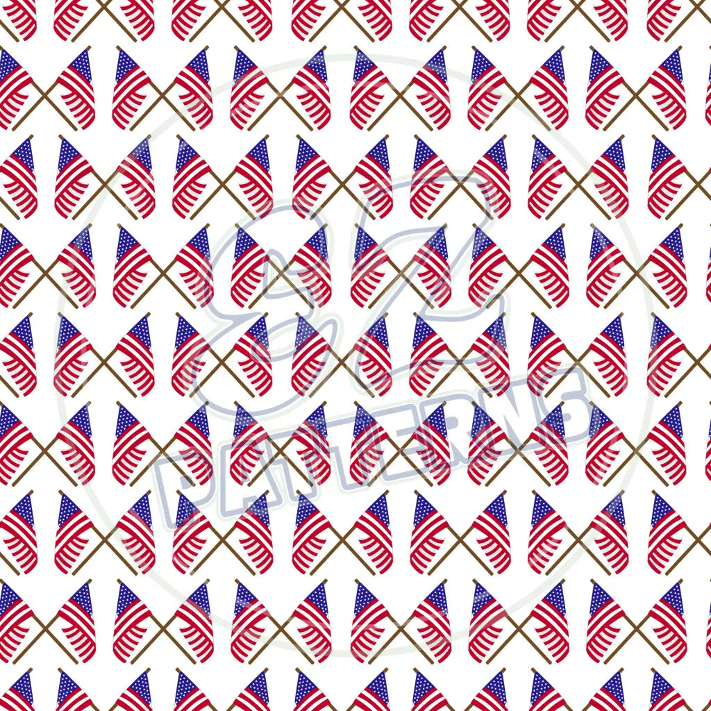 Stars & Stripes 013 Printed Pattern Vinyl