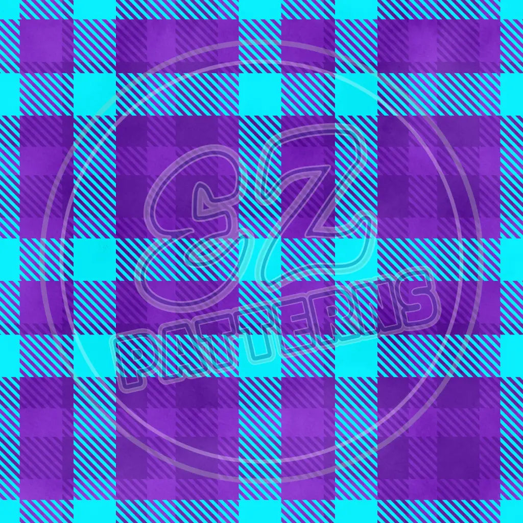 Ultraviolet Flannel 014 Printed Pattern Vinyl