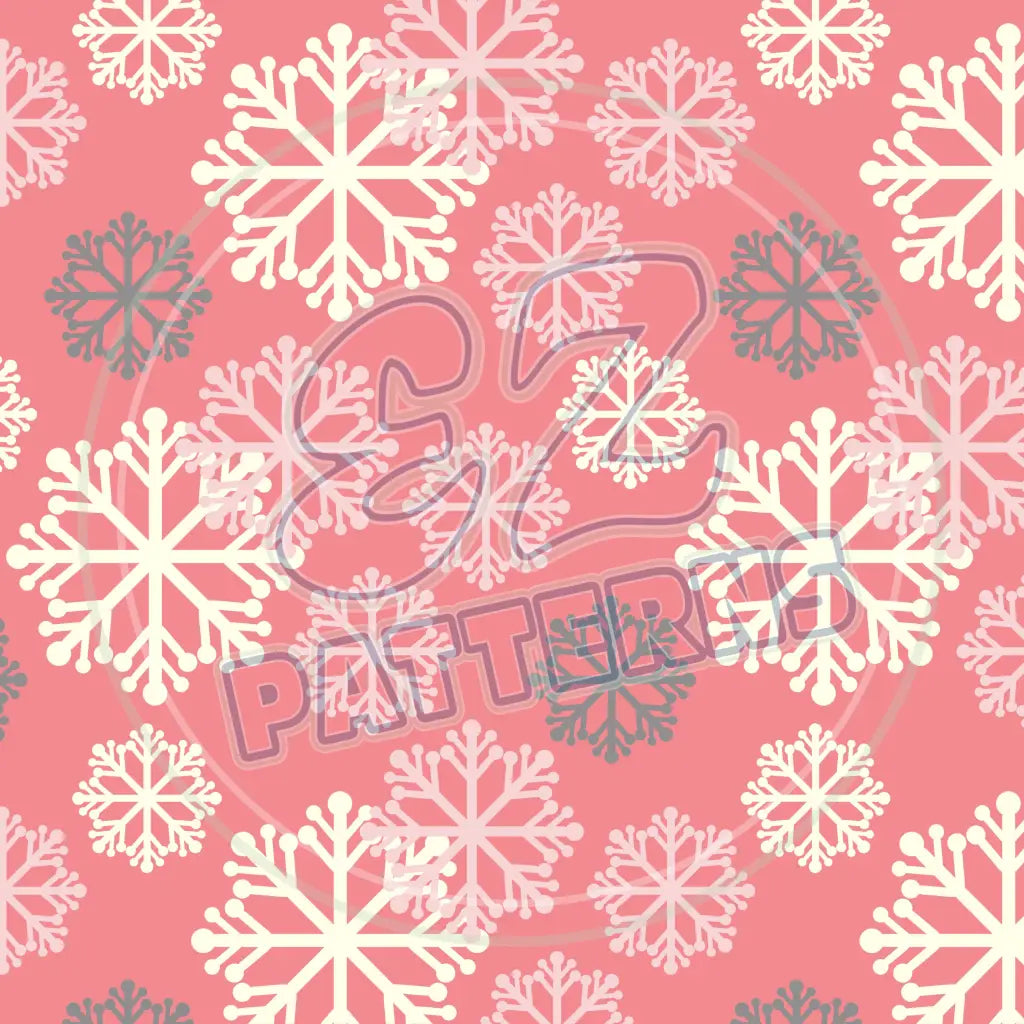 Warm Winter Pink 003 Printed Pattern Vinyl